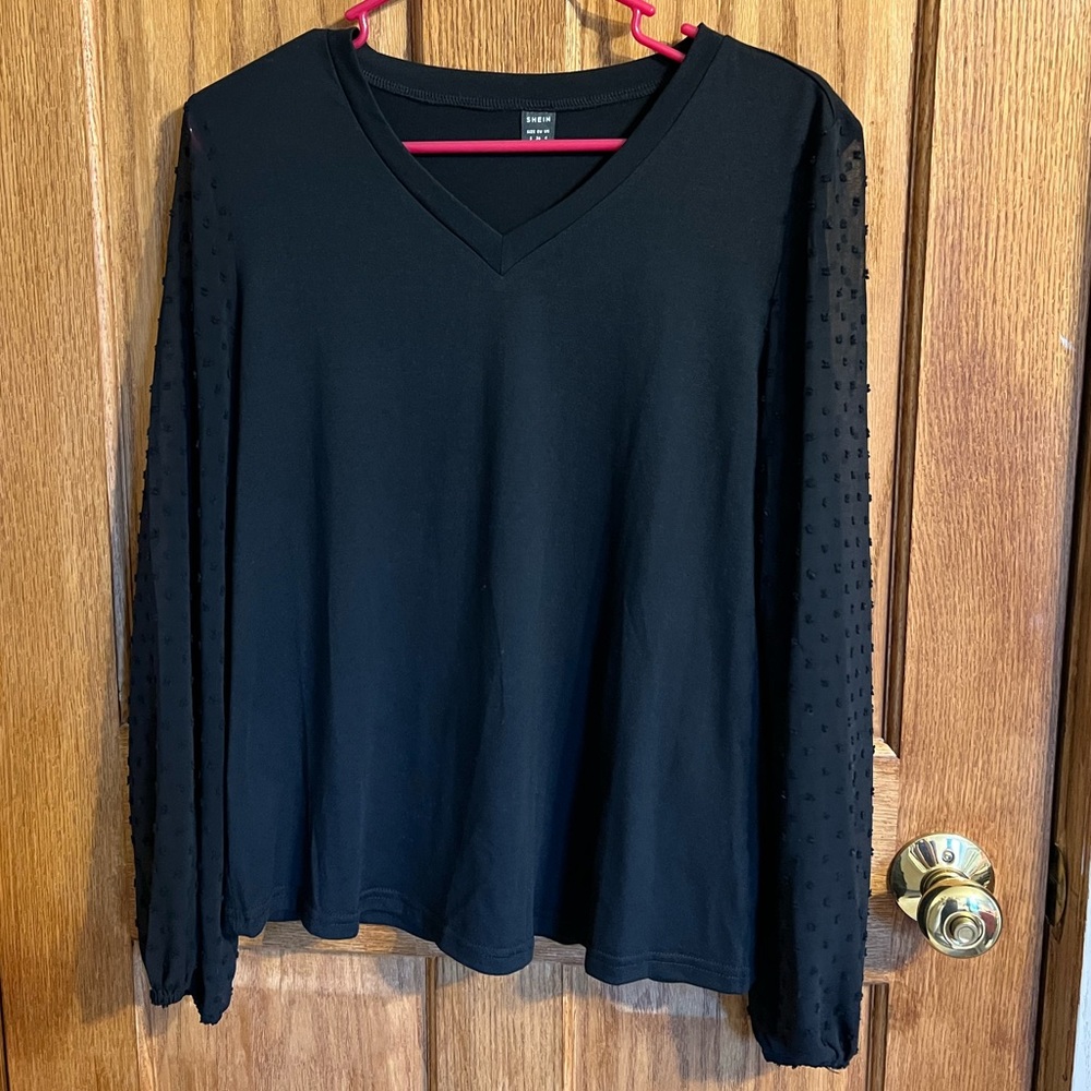 Women’s black dress shirt size small